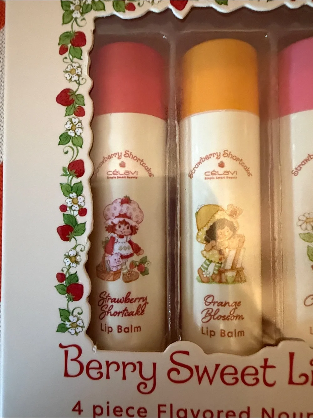 Strawberry Shortcake Berry Sweet Lip Balm Set - Multi (4-Pack)